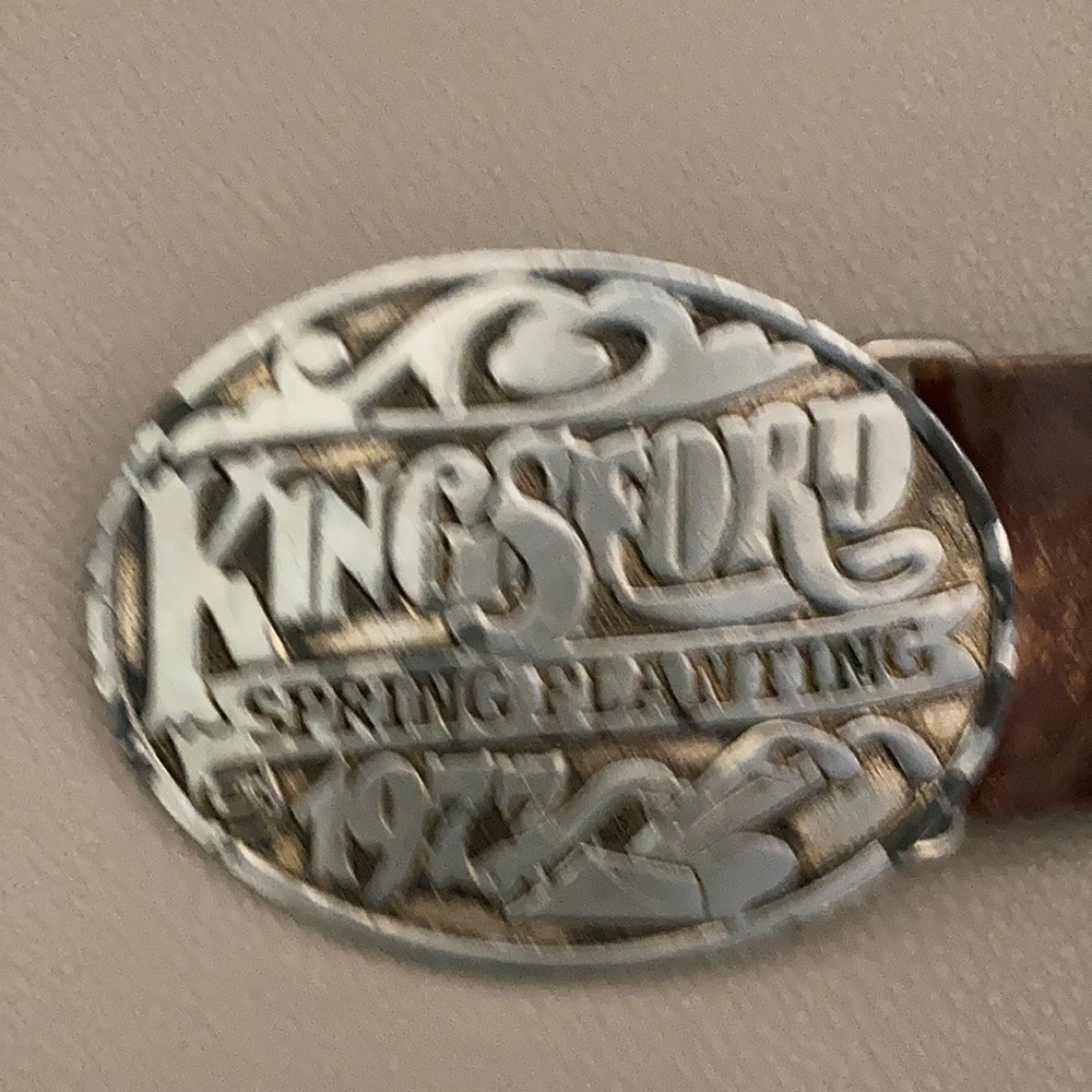 ⭐️KINGS FORD SPRING PLANTING 1977 Men’s belt size 38